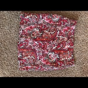 Paisley Pink and Orange Skirt